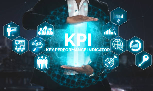 kpi indicador de desempenho chave para o conceito de negócios - cockpit horizontal equipment instrument of measurement - fotografias e filmes do acervo