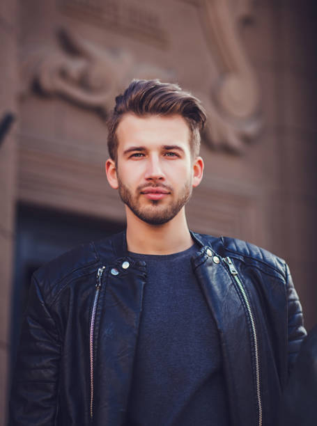 istock Handsome man in a stylish jacket 1184323541