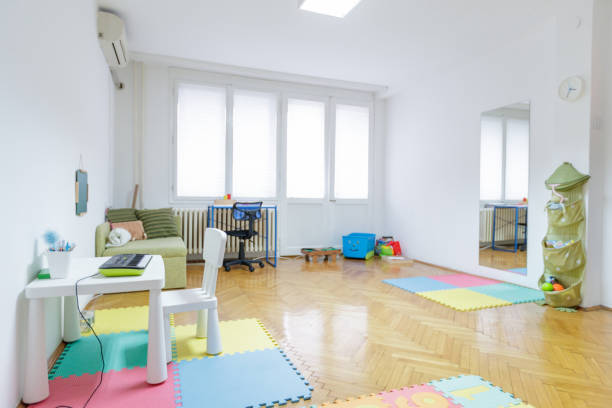 istock Playroom in educational facility 1184324137