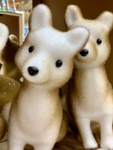 istock arctic fox toy in the shop 1184324267