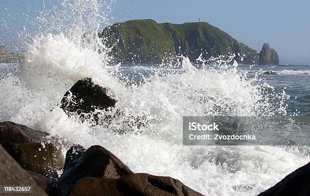 Foto de Onda Do Mar e mais fotos de stock de Branco - Branco, Depressão - Características da terra, Exterior