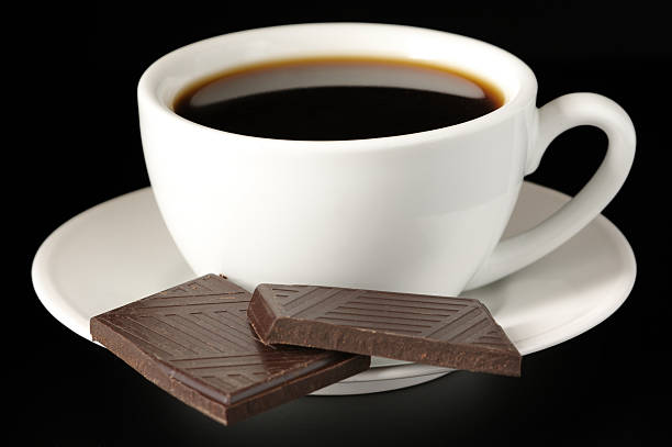 Dark chocolate and coffee