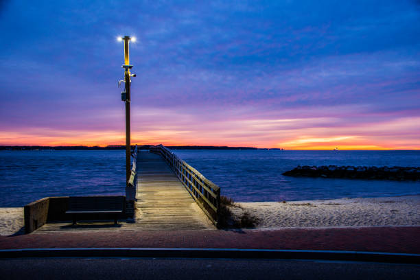 istock Early Morning on the Yorktown Pier 1184342216
