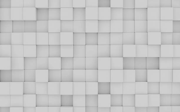 istock abstact white modern architecture background with white cubes 3d illustration render birds eye view 1184343937