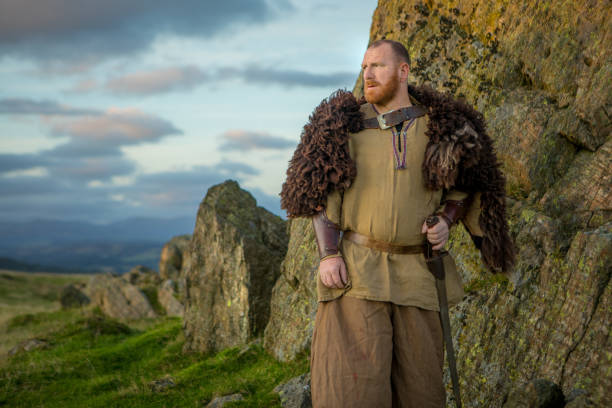 istock An individual viking warrior outdoors 1184348765