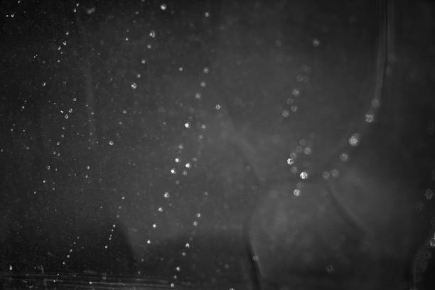istock Suburban house window on a rainy day 1184349943