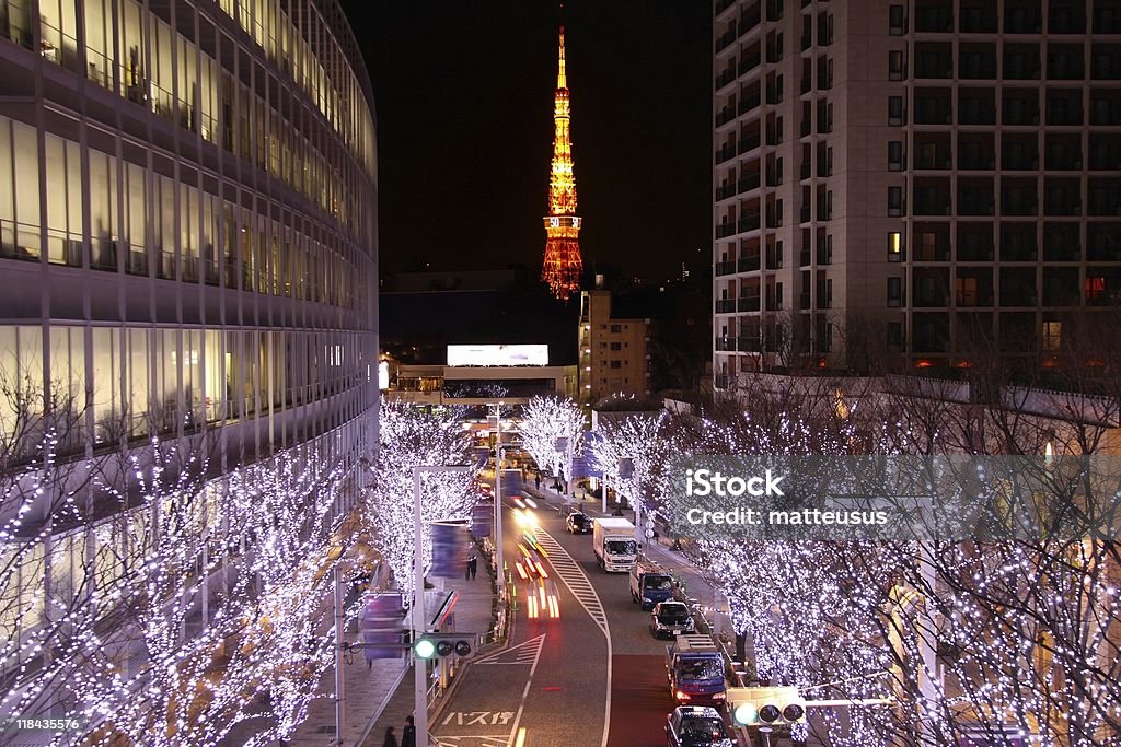 Tokyo Navidad-Roppongi horizontal - Foto de stock de Adicto a las compras libre de derechos