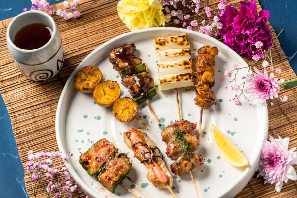 istock Japanese Yakitori Platter 1184357373