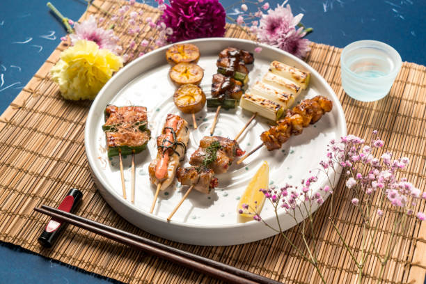 istock Japanese Yakitori Platter 1184357384