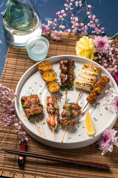 istock Japanese Yakitori Platter 1184357422