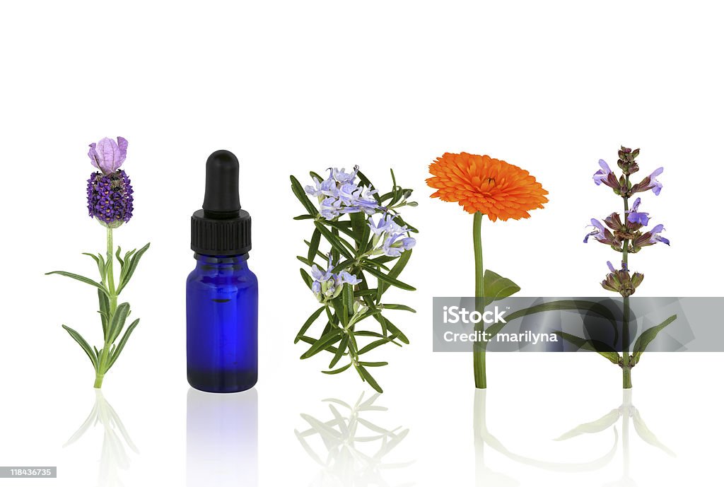 Herbal Therapy  Cut Out Stock Photo