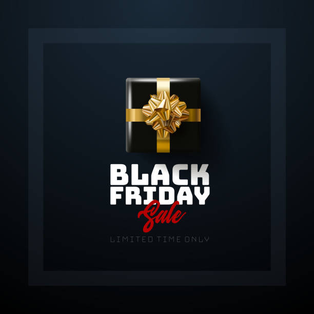 istock Black Friday Seasonal Sale banner design 1184367695