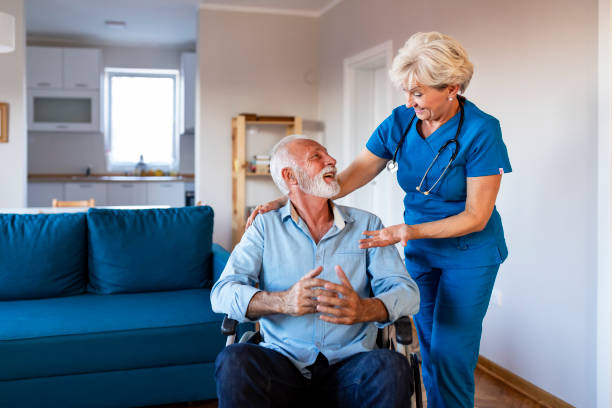 istock Her care lifts his spirits 1184369869