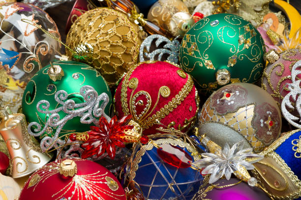 istock Christmas toys heap 1184373778