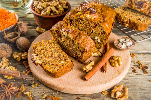 istock Homemade carrot cake with walnuts 1184379073
