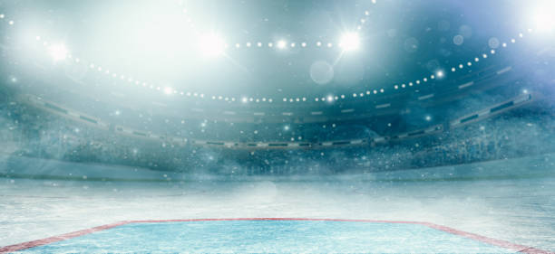 istock Professional hockey arena 1184386542