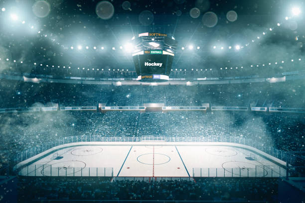 istock Professional hockey arena 1184386547