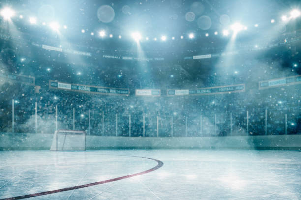 istock Professional hockey arena 1184386555