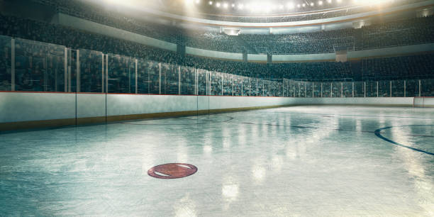 istock Professional hockey arena 1184386559