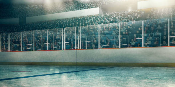 istock Professional hockey arena 1184386560