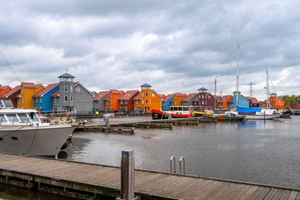 istock Beautiful houses in the Netherlands 1184387293