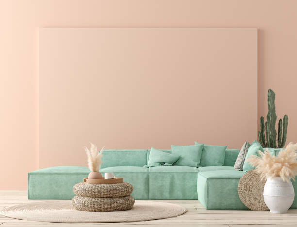 istock Ultra modern interior background, Mexican style 1184388357