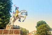 Rani Laxmi bai statue in Jhansi, Uttar Pradesh, India