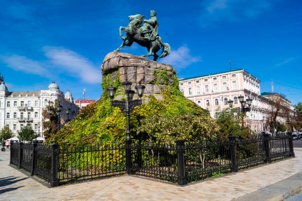 Bogdan Khmelnitsky Statue, Built Structure, Cathedral, Church, Eastern Europe