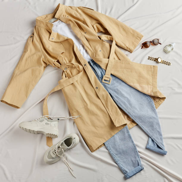 istock set of autumn clothes white background, accessories with copyspace 1184393364