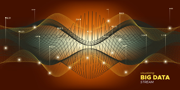 Matrix Visual Data Analysis Vector Matrix Visualization Big Data Stock Illustration ...