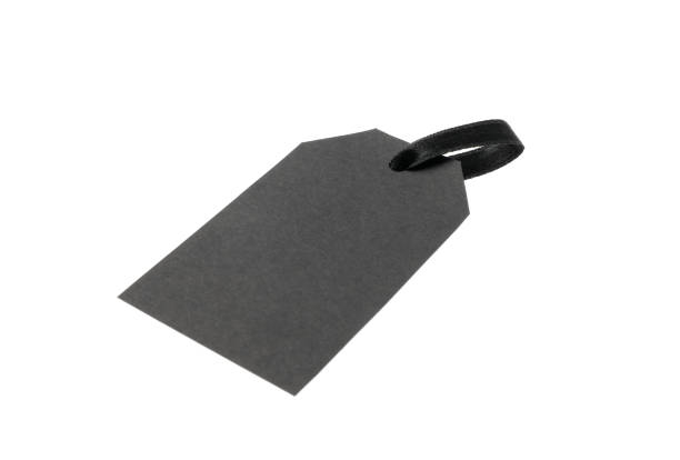 istock Black blank tag isolated on white background. Hot Sale 1184401811