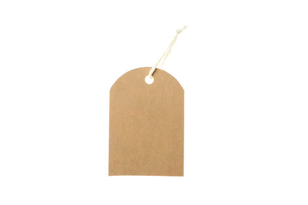 istock Cardboard blank tag isolated on white background. Black Friday sale 1184401872