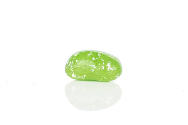 Jelly bean candy isolated on white