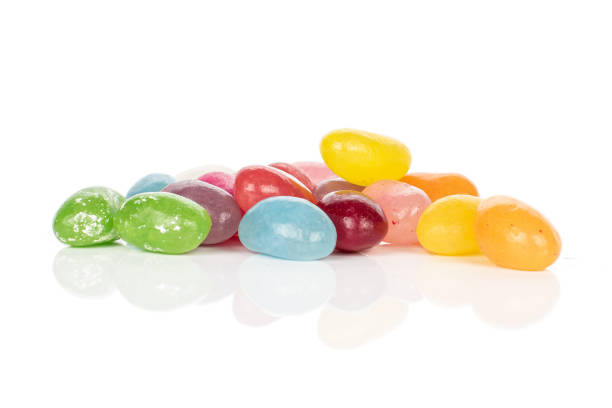 istock Jelly bean candy isolated on white 1184402718