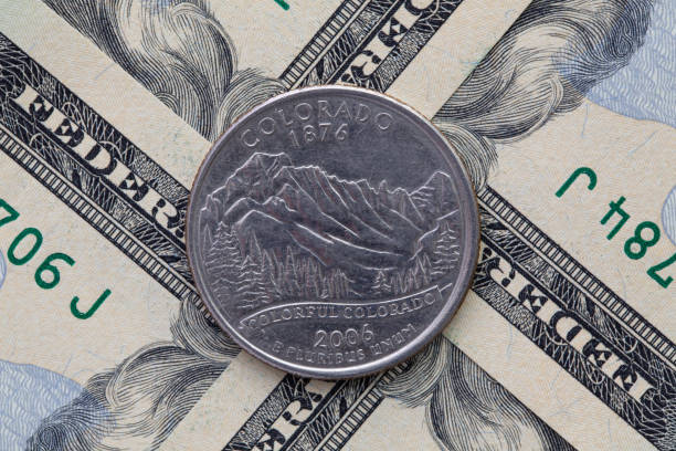 istock A quarter of Colorado on US dollar bills. 1184403190