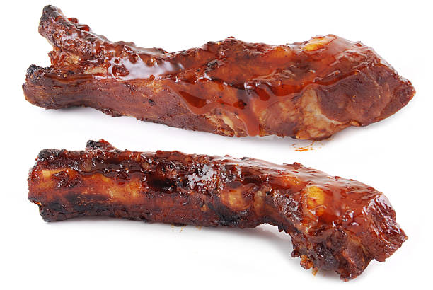 istock barbecue Ribs Isolated on a White Background. 118440453