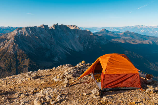 istock Beautiful morning in the mountains. 1184407221