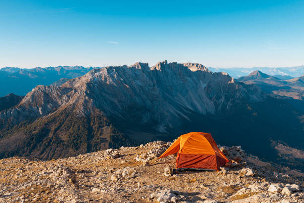 istock Beautiful morning in the mountains. 1184407266