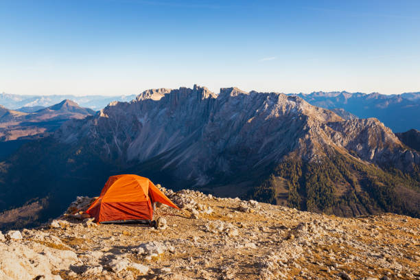 istock Beautiful morning in the mountains. 1184408443
