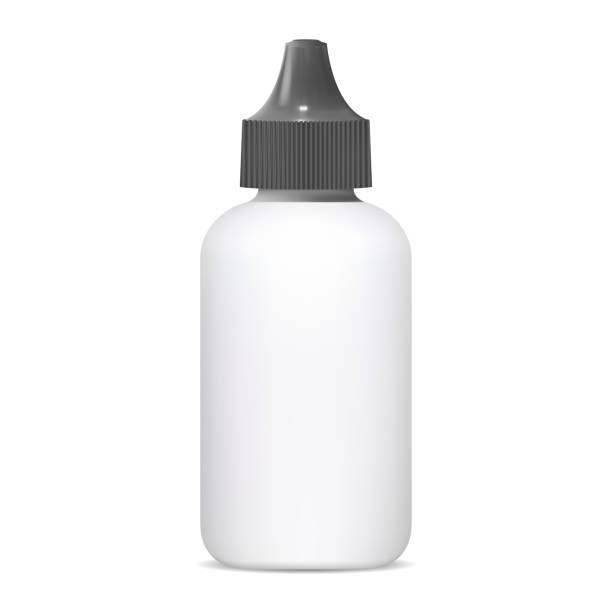 istock Eye dropper bottle. Medical nasal spray 3d blank 1184410709