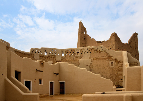 Torre del Palacio de Salwa, Ad Diriyah, Distrito de At-Turaif, Patrimonio de la Humanidad de la UNESCO, Riad, Arabia Saudita photo