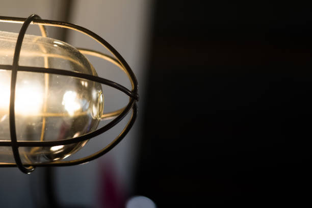 istock A lamp lighting with dark room. Close up 1184415106