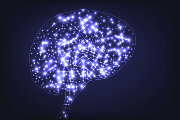 istock Concept of intelligence with a medical image of a brain. 1184416569