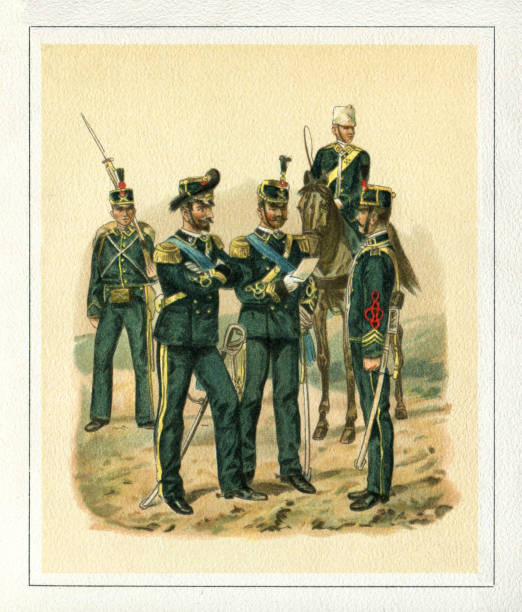 istock Artillery military uniform of Italy 1896 1184417642