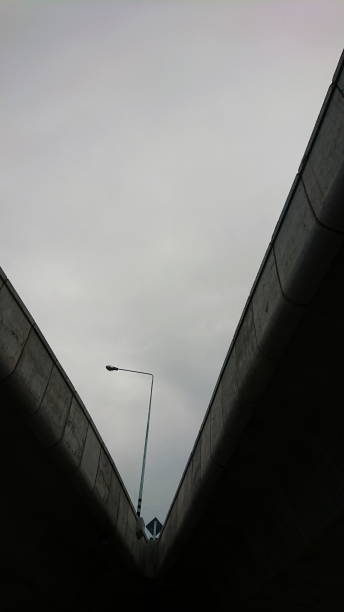 istock line cable pole electric unban high way 1184420209
