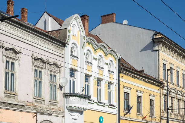 istock Old architecture in Cluj Napoca, Romania. 1184421597