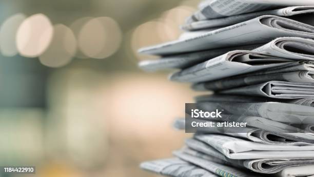 Newspaper Stock Photo - Download Image Now - Newspaper, The Media, Journalism
