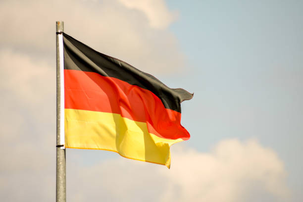 istock Moving Flag in the Wind 1184423523