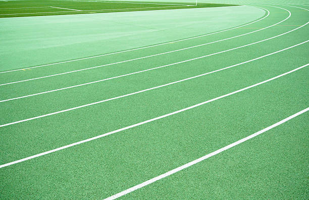 Track and field stock photo