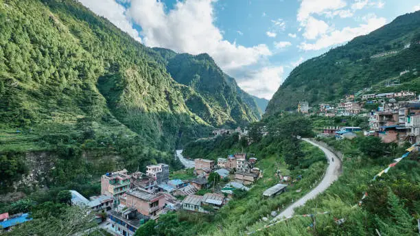 Syabru Besi is a small town that serves as the start point for many eager trekkers heading to Langtang Valley